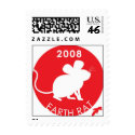 YEAR OF THE EARTH RAT 2008 postage