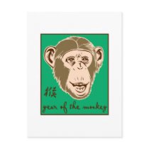 Year Of The Monkey postcards