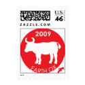 YEAR OF THE OX 2009 postage