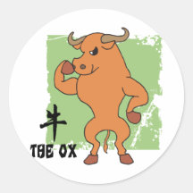Year of The Ox Gift Stickers