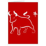 Year of the Ox Greeting Cards