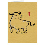 Year of the Ox Greeting Cards