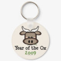 Year Of The Ox Key Chain keychains by HolidayTeesGifts Year Of The Ox Key Chain keychains