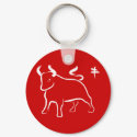 Year of the Ox keychains