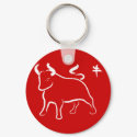 Year of the Ox keychains