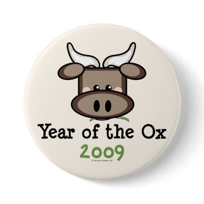 Year Of The Ox Pin by HolidayTeesGifts
