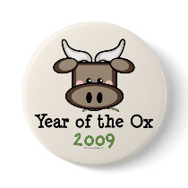 Year Of The Ox Pin buttons