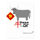 Year of the Ox Post Cards