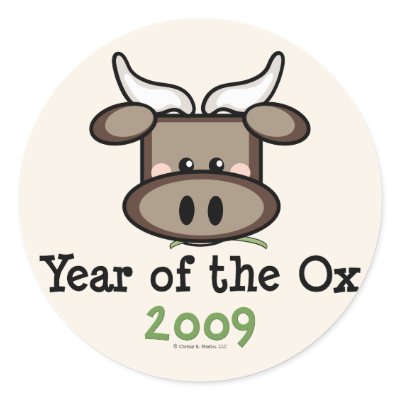 Year of the Ox Sticker by HolidayTeesGifts