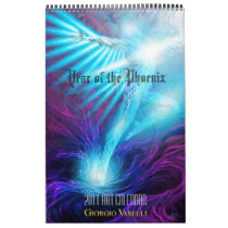 Year of the Phoenix (Renewal) Calendar - 11" x 17"