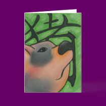 Year of the Pig Greeting Card by Bungalow Year of the Pig Greeting Card