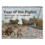 Year of the Pigbin 2012 Wall Calendar