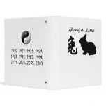 Year of the Rabbit Binder