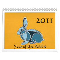 Year of the Rabbit Wall Calendar