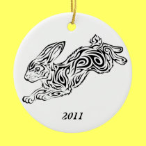 Year of the Rabbit Ornament ornaments