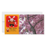 Year of the Rabbit Customized Photo Card