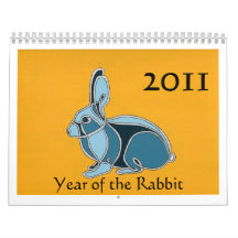 Year of the Rabbit Wall Calendar