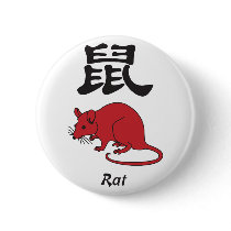 Year of the Rat buttons