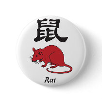 Year of the Rat buttons