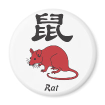 Year of the Rat magnets