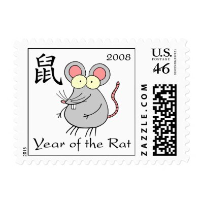 Year of the Rat Postage Stamps