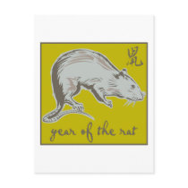 Year Of The Rat postcards