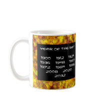 Year of the Rat : Red and Gold mugs by SuanSKatra Year of the Rat : Red and Gold mugs