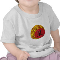 Year of the Rat : Red and Gold Tshirts