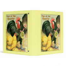 Year of the Rooster Medallion Binders