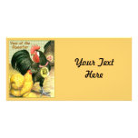 Year of the Rooster Medallion Photo Greeting Card