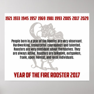 year of the rooster posters zazzle year of the rooster posters zazzle