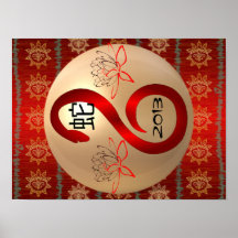 Year of the Snake 2013 poster