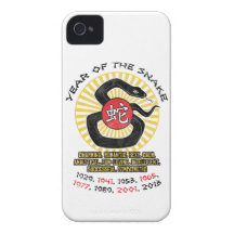 Year of the Snake 2013 Qualities iPhone 4 Cases