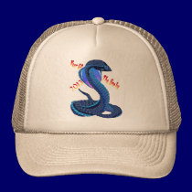 Year Of The Snake-lettered Hat hats