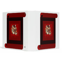 Year of the tiger 2010 vinyl binder