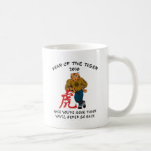 Year of The Tiger 2010 Men's Mugs