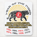 Year of the Tiger Qualities mousepads