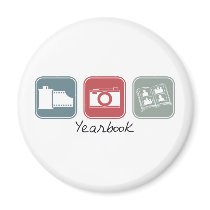 Yearbook (Squares) Fridge Magnets