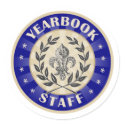 Yearbook Staff stickers
