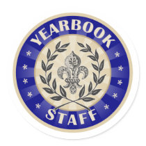 Yearbook Staff stickers