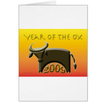 YearOx2009 Greeting Card
