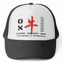 Years of The Ox Gifts Trucker Hats