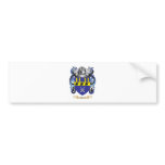 Yeat Family Crest (Coat of Arms) Bumper Stickers