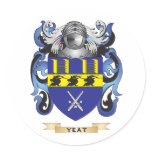 Yeat Family Crest (Coat of Arms) stickers