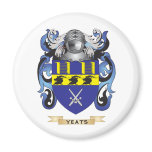 Yeats Family Crest (Coat of Arms) magnets