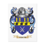 Yeats Family Crest (Coat of Arms) Postcards
