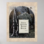 Yeats "The Stolen Child" Victorian Art Poster posters