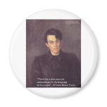 Yeats "Think Wise" Wisdom Quote Gifts & Cards magnets