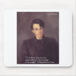 Yeats "Think Wise" Wisdom Quote Gifts &amp; Cards Mouse Pads