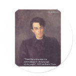 Yeats "Think Wise" Wisdom Quote Gifts & Cards stickers